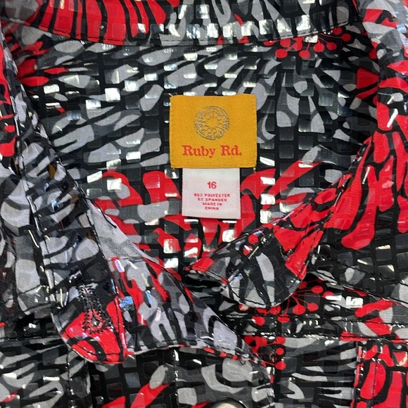 Ruby Red Jacket Size 16 - Picture 4 of 7